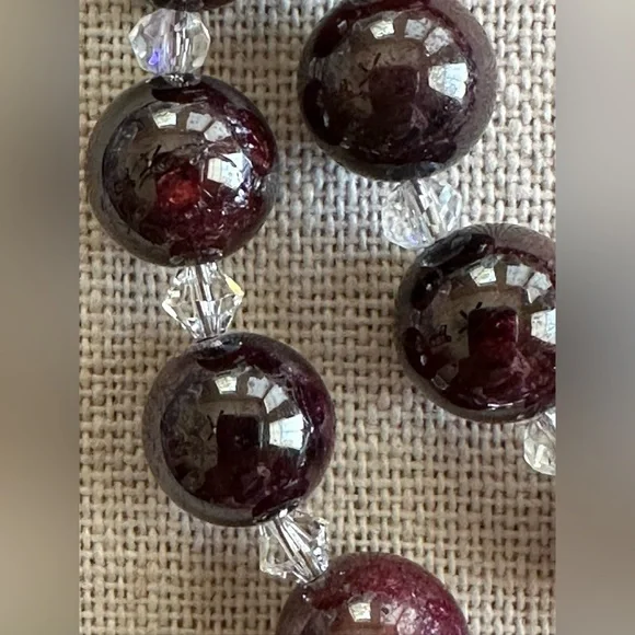 22 inch Garnet bead necklace NWOT - Picture 8 of 12